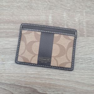 Coach Small Card Holder 3" x 4"